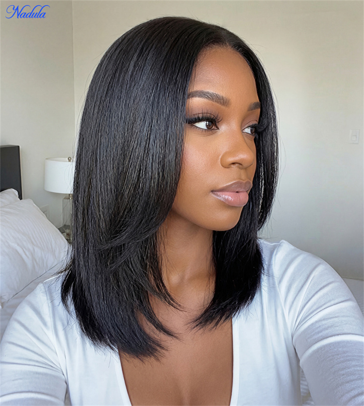 나둘라 특가 세일: 10인치, 12인치 레이어 컷 야키 - Glueless Wear And Go Human Hair Wig 리뷰 및 가격
