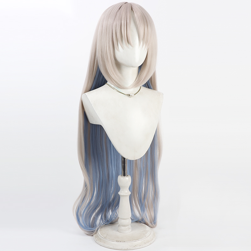카테시아 코스프레 가발 윈터링 웨이브 비지 블루 롱 1 - Synthetic Wigs 리뷰 및 가격