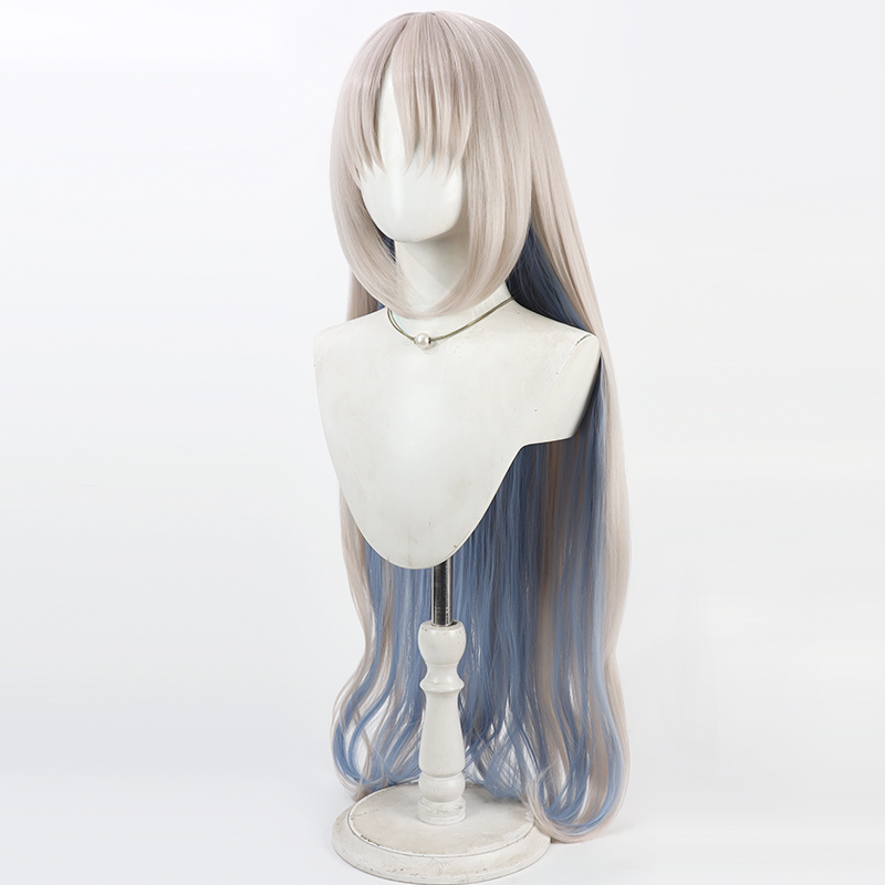 카테시아 코스프레 가발 윈터링 웨이브 비지 블루 롱 1 - Synthetic Wigs 리뷰 및 가격