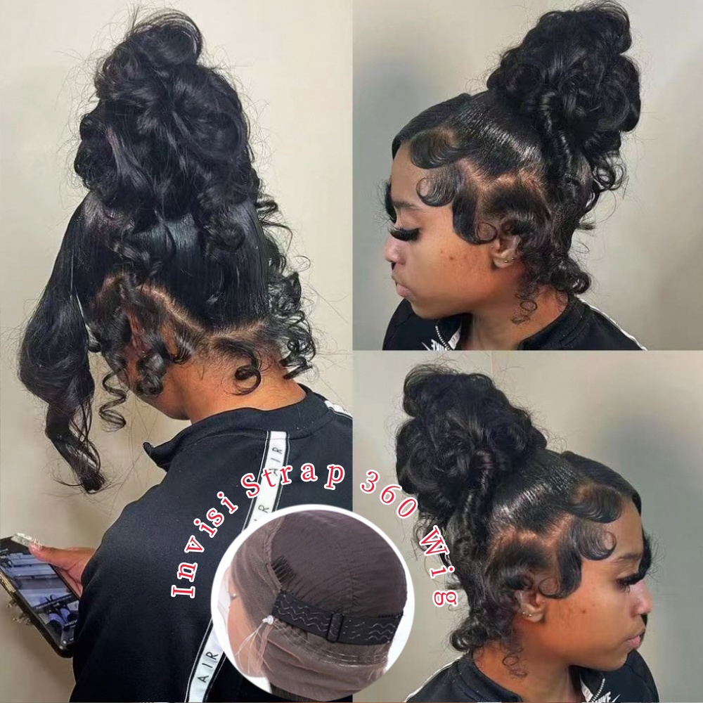 HD 360 풀 레이스 가발 (투명 스트랩 포함) 인모 - Lace Front Wigs 리뷰 및 가격