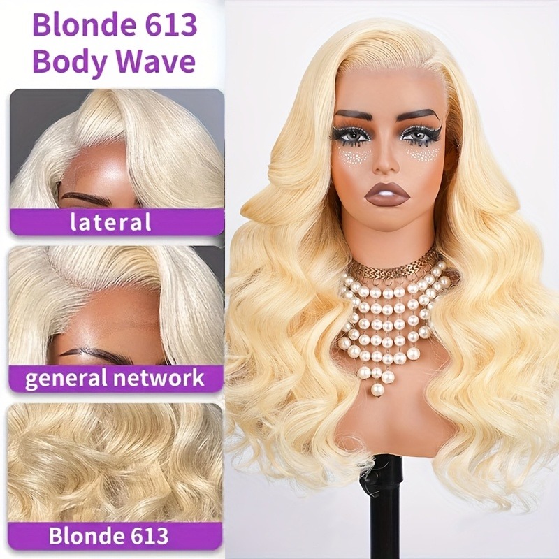 613 레이스 프런트 가발, 천연 모발 사용, 13*4 - 613 Blonde Body Wave Lace Front Wig 리뷰 및 가격