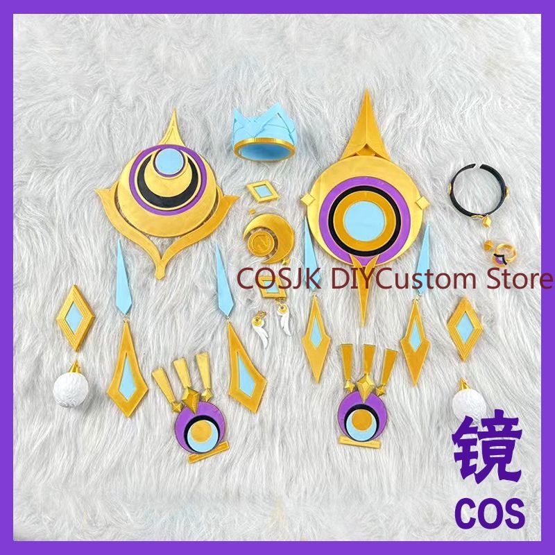 게임 원신 임팩트 라우마 코스프레, 만화 캐릭터 소품, - Synthetic Wigs 리뷰 및 가격